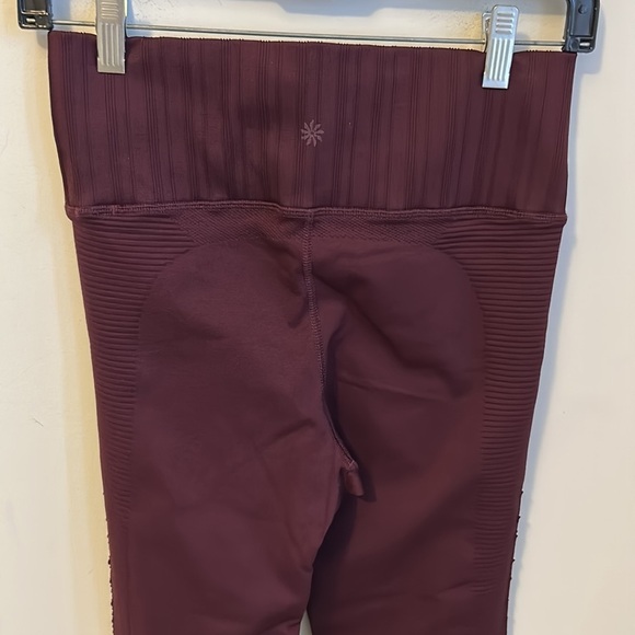 Athleta Halasana Seamless Leggings Aubergine - Picture 5 of 8